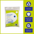 Packz 1 Seat Lounge Cover - 1950 x 1600mm - Clear - Reusable Protection - SuperSaverAU - view 5