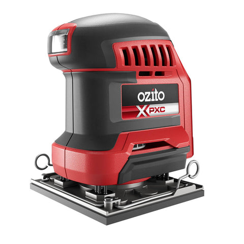 Ozito PXC 18V 1/4 Sheet Sander PXQSS 018 - 177mm x 170mm x 180mm - Efficient Sanding - SuperSaverAU - view 1