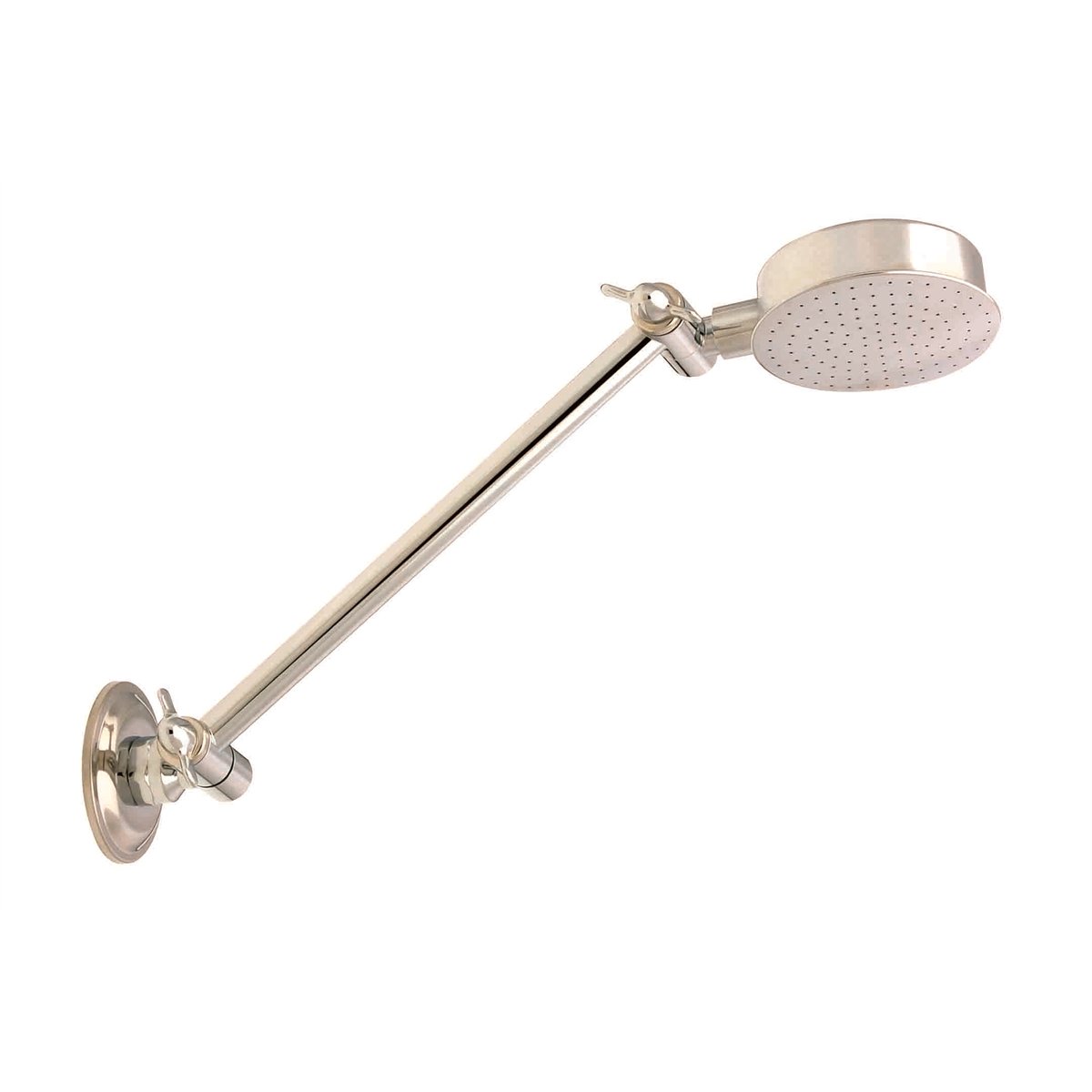 Flexispray All Directional Shower Chrome 225mm Brass 3 Star 9L Min - SuperSaverAU - view 1