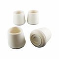 Surface Gard 32mm White Round Rubber Chair Tips 4 Pack - Floor Protection - SuperSaverAU - view 1