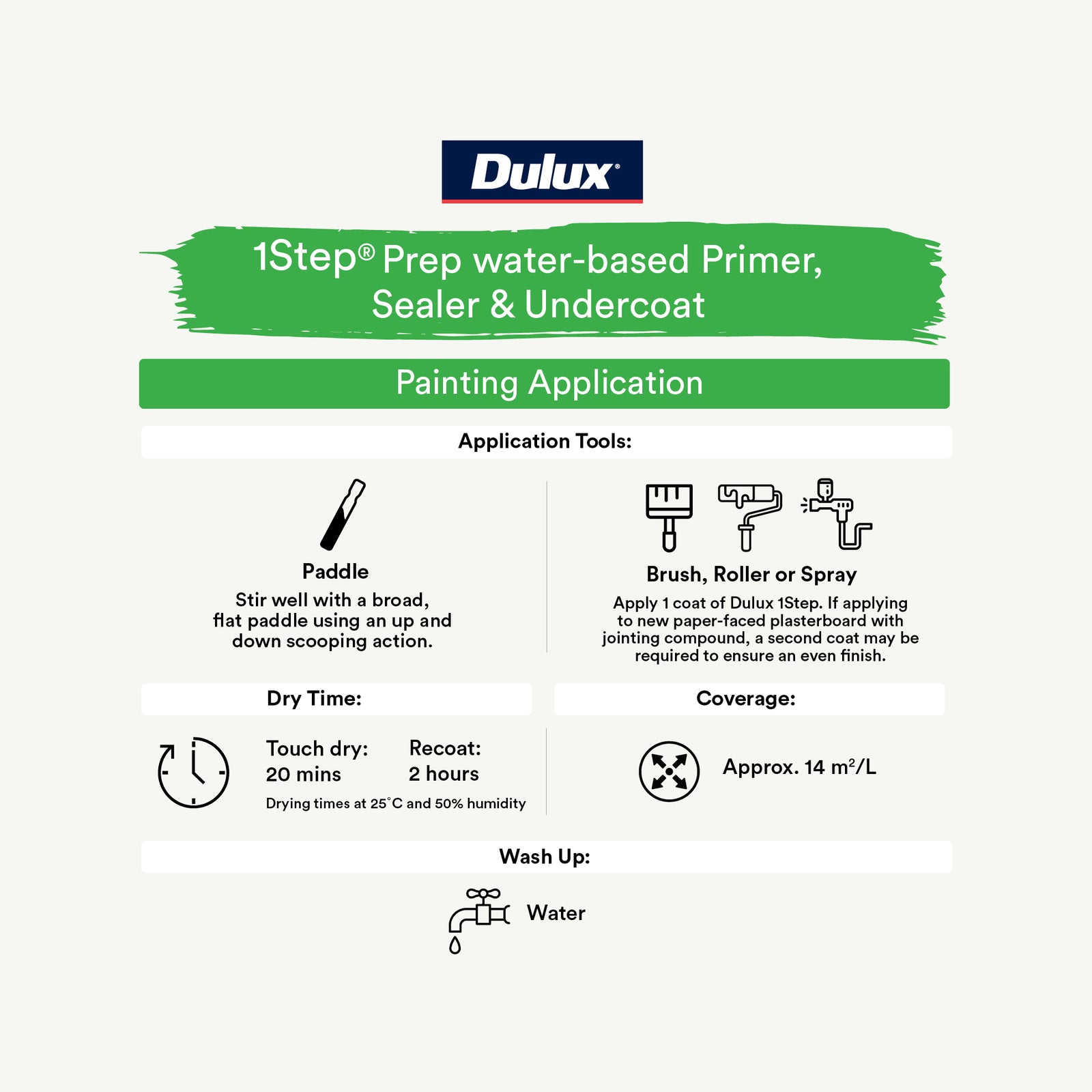 Dulux 500mL 1Step Prep Multi Surface Primer Sealer Undercoat