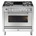ILVE Professional Plus 90cm Gas and Induction Freestanding Oven 97L - Stainless Steel - P09IDWE3SS