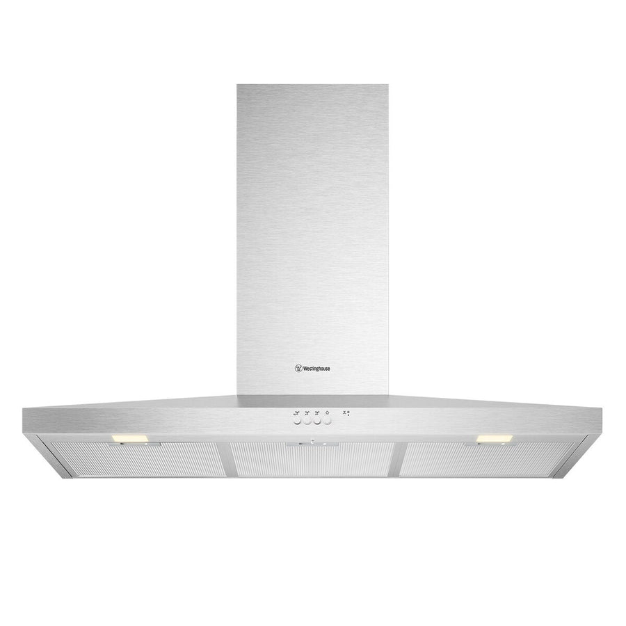 Westinghouse 90cm Canopy Rangehood with Hob2Hood - Stainless Steel, 760m³/h, 3 Fan Speeds - WRC914SD