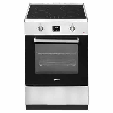 Artusi 60cm Freestanding Induction Oven 59L - Stainless Steel, Four-Zone Cooktop, 7 Functions - AFI607X