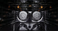Westinghouse 90cm multi-function oven with AirFry - 125L gross, twin fan, dark stainless steel - WVE9516DD