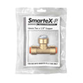 Smartex Pex Copper Conversion Tee - 16 x 15 x 15mm - Lead Free Brass - Push-Fit - SuperSaverAU - view 2