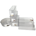 The Container Store 5 piece pantry pack 2 - Divided bins, 3-tier organiser and turntable - VTCS-PANTRY-P2