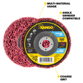 Kango 125mm Coarse Grit Stripping Disc - Rust & Paint Removal Tool - SuperSaverAU - view 2