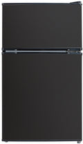 Esatto bar fridge - black finish, separate freezer, fruit and vegetable crisper, reversible door - EBF91B