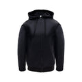 Craftright Black Zip Thru Hoodie - Men's 100% Polyester, Large