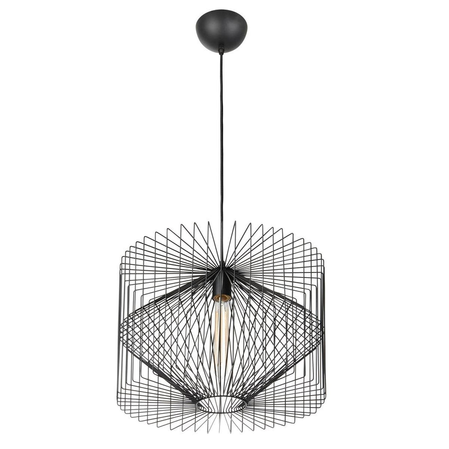 Home Design Black Vogue Pendant Light - 450mm Metal - Modern Style - SuperSaverAU - view 1