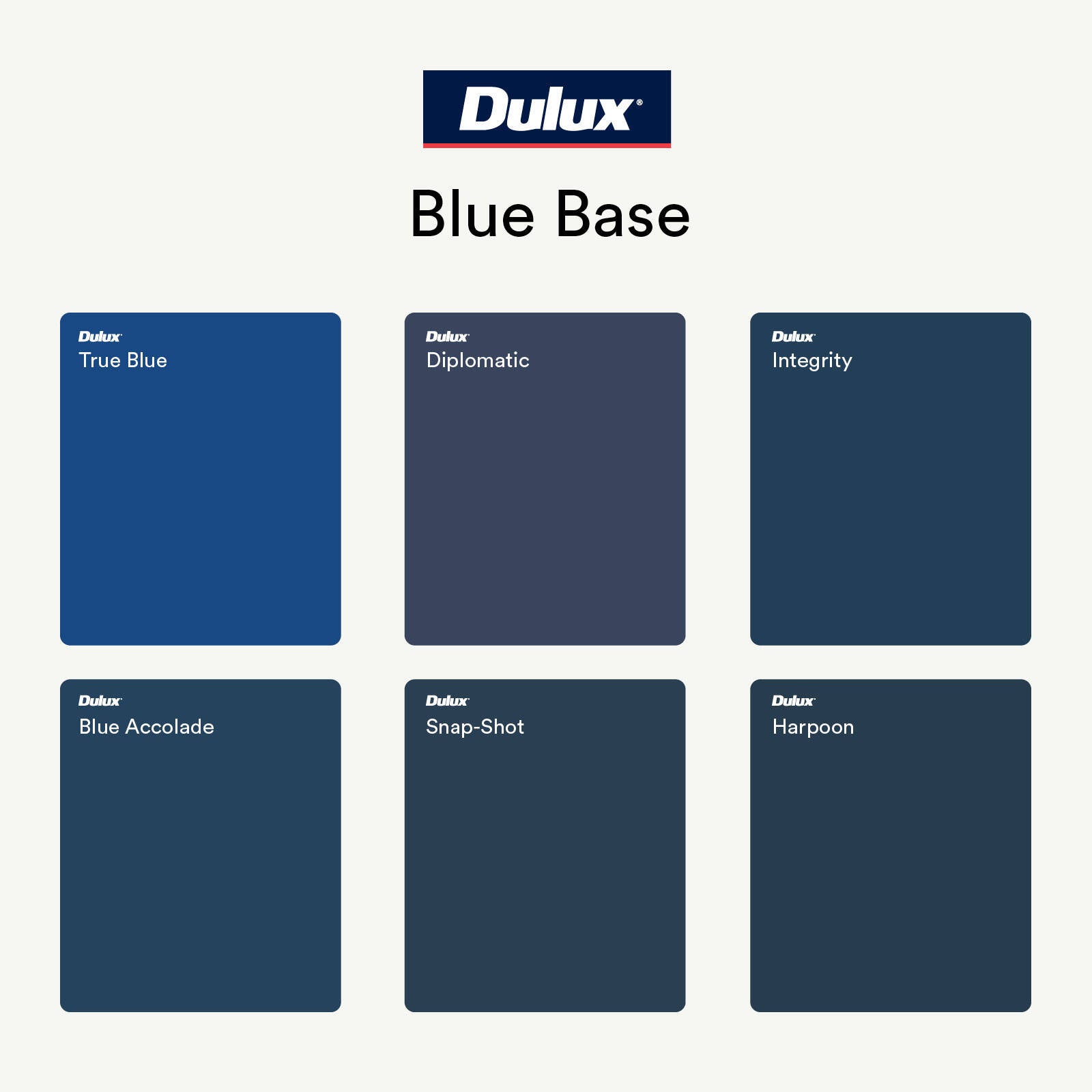 Dulux Wash&Wear 4L Blue Low Sheen Interior Paint, Tintable