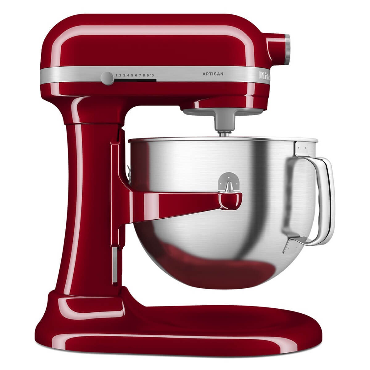 KitchenAid KSM70 Artisan stand mixer 6.6L - Empire Red gloss, bowl-lift, 11 speeds - 5KSM70SHXAER