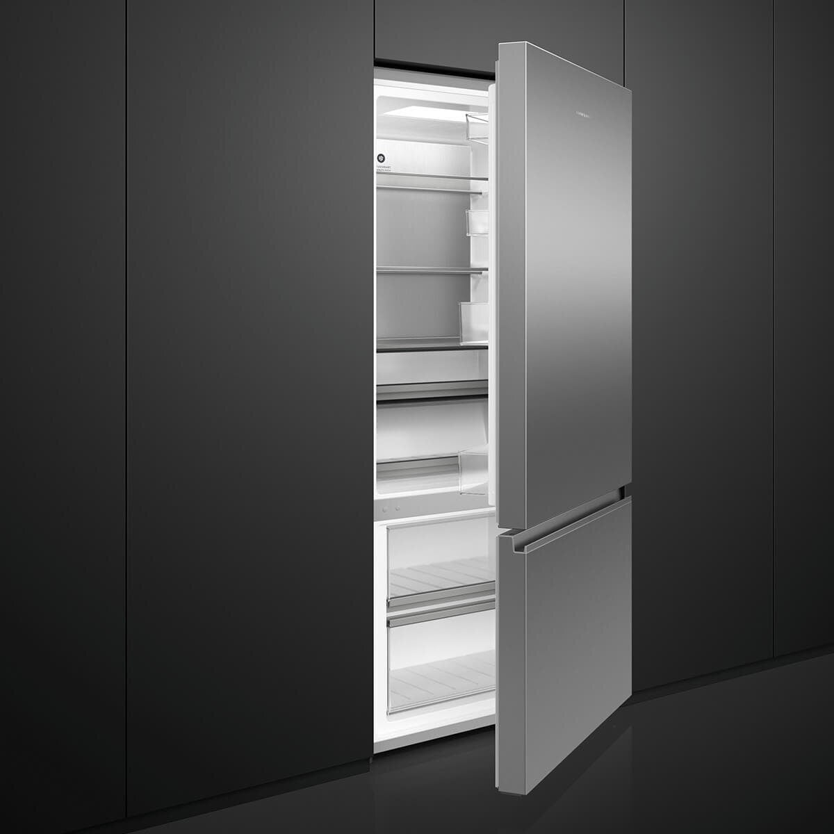 Fisher & Paykel Series 5 515L Bottom Mount Fridge - Stainless Steel, 6 Star, Reversible Door - RF505BRNX1