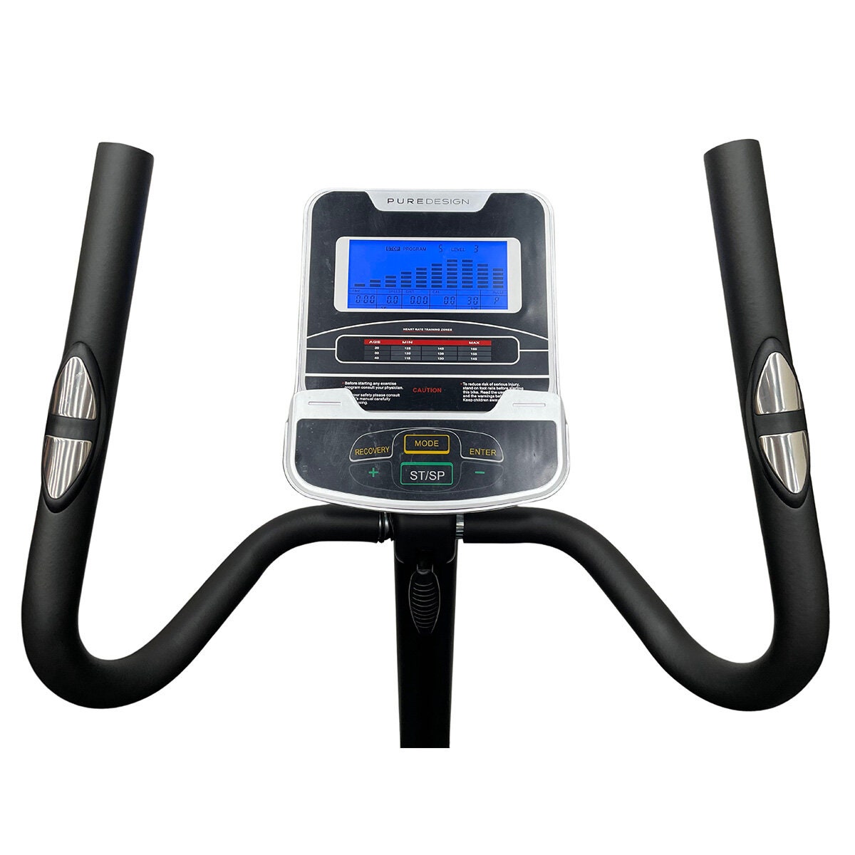 Pure Design UB7P Programmable Magnetic Upright Bike - 24 Resistance Levels - 24 Training Programs - PD-UB7P