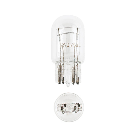 Narva 12V 21/5W T20 Incandescent Wedge Globe 2 Pack 47534BL