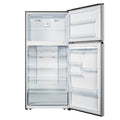Hisense 496L Top Mount Fridge - Stainless Steel - Non-Plumbed Water Dispenser - Frost Free - HRTF497SW