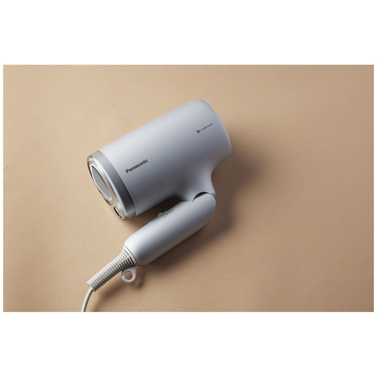 Panasonic Foldable Nanoe Hair Dryer - Light Grey - Three Airflow Settings - EH-NA7M-H765