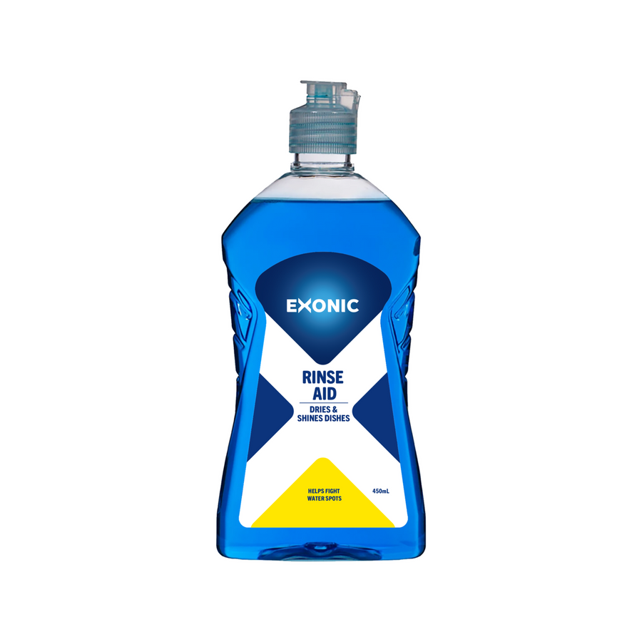 Exonic Rinse Aid - 450ml - Streak-Free Shine - Water Stain Protection - SuperSaverAU - view 1