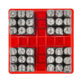 Trojan 36pc Letter Number Stamp Set - 130mm x 130mm x 100mm - Durable Stamps - SuperSaverAU - view 3
