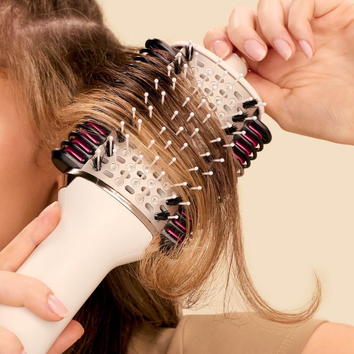Shark SmoothStyle Heated Comb Hair Straightener - Wet and Dry Hair Modes - White - HT202ANZ