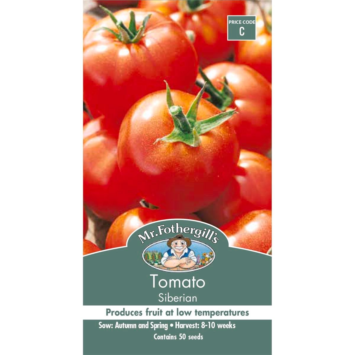 Mr Fothergill Siberian Tomato Seeds - Medium Size - Heirloom - Easy Grow - SuperSaverAU - view 1