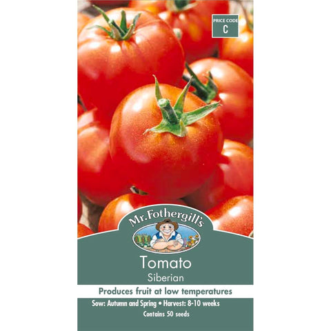 Mr Fothergill Siberian Tomato Seeds - Medium Size - Heirloom - Easy Grow - SuperSaverAU - view 1