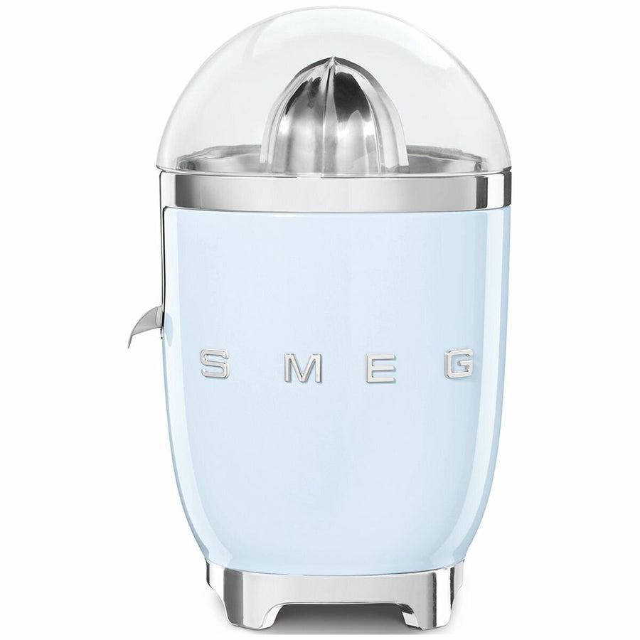 Smeg 50s Retro Style citrus juicer - Pastel Blue, automatic on/off, stainless steel reamer - CJF01PBAU