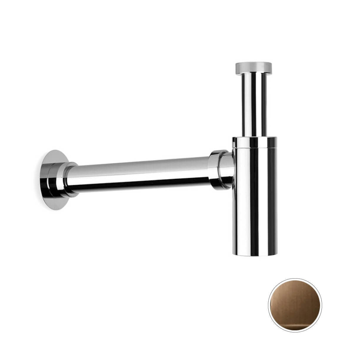 Brodware Brass Bottle Trap - 32mm Waste Fitting with Brass Adaptor - 1703400009