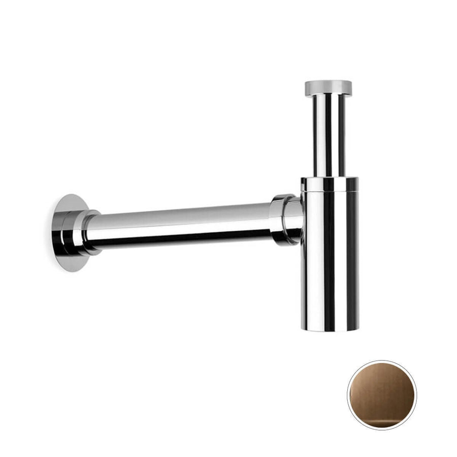 Brodware Brass Bottle Trap - 32mm Waste Fitting with Brass Adaptor - 1703400009