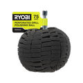 Ryobi 75mm Perforated Drill Polishing Ball - High-Density Foam - Durable Cleaning - SuperSaverAU - view 1