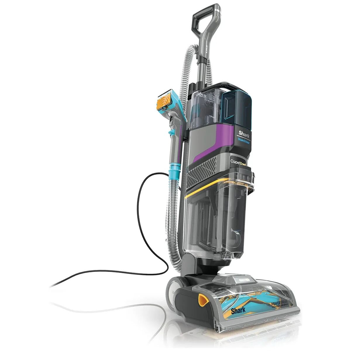 Shark upright cleaner with StainStriker and HairPro pet technology - bagless, 1000W - EX300