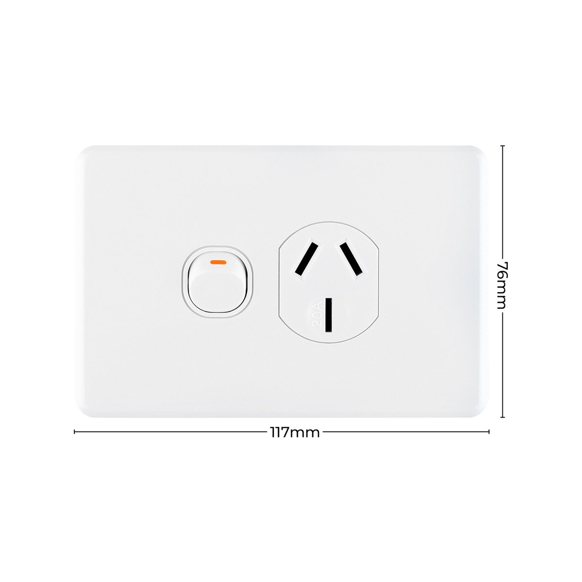 DETA X6 20Amp Single Power Point - 20A Polycarbonate - Heavy Duty - SuperSaverAU - view 4