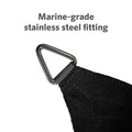 Coolaroo 5 x 3m Graphite Rectangle Commercial Grade Shade Sail - 95% UV Block