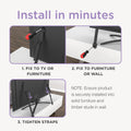 Perma Child Safety TV and Furniture Anchors 2 Pack