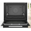 Bosch Series 8 60cm Built-In Steam Oven - 71L, 24 Functions, Sous Vide, Meat Probe, Black - HSG958DB1A