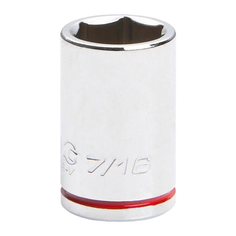 Kincrome 7/16" Square Drive Socket - Chrome Vanadium Steel - Rust Resistant - SuperSaverAU - view 1