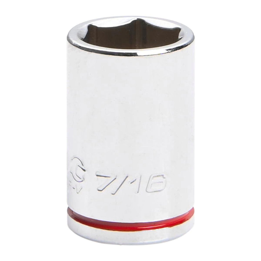 Kincrome 7/16" Square Drive Socket - Chrome Vanadium Steel - Rust Resistant - SuperSaverAU - view 1