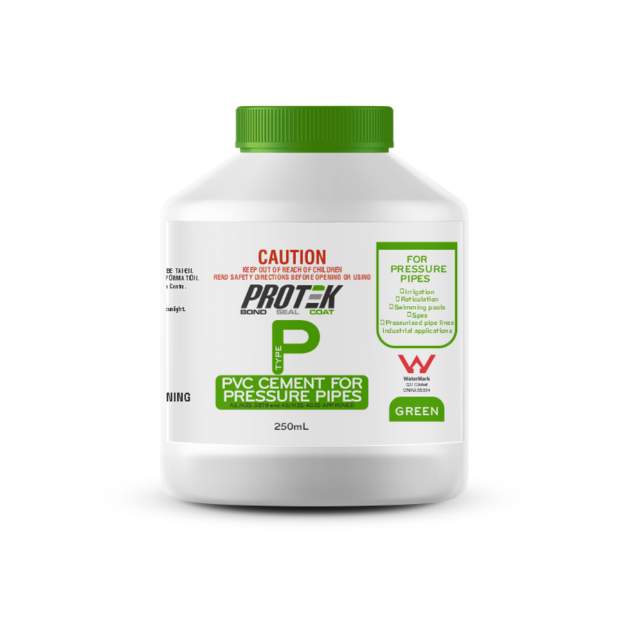 Protek PVC Cement - 250ml - Green - High Pressure Use - SuperSaverAU - view 1