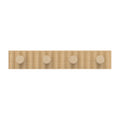 MODE 4 Timber Hooks On Fluted Timber Board Hook Rack 450mm
