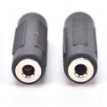 3.5mm Aux Female to Female Stereo Audio Adapter - Pack of 5, Black - view 4