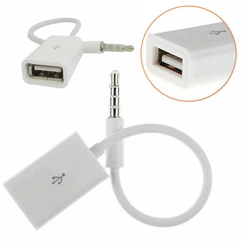 3.5mm Aux Male to USB 2.0 Female Adapter Cable for Car Stereo - view 11