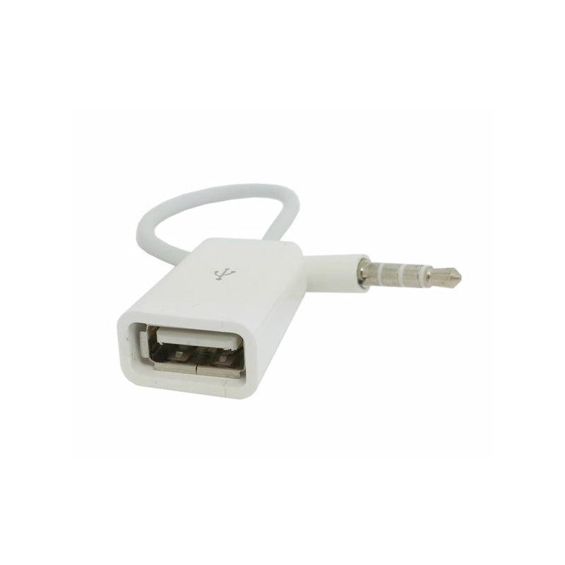 3.5mm Aux Male to USB 2.0 Female Adapter Cable for Car Stereo - view 12