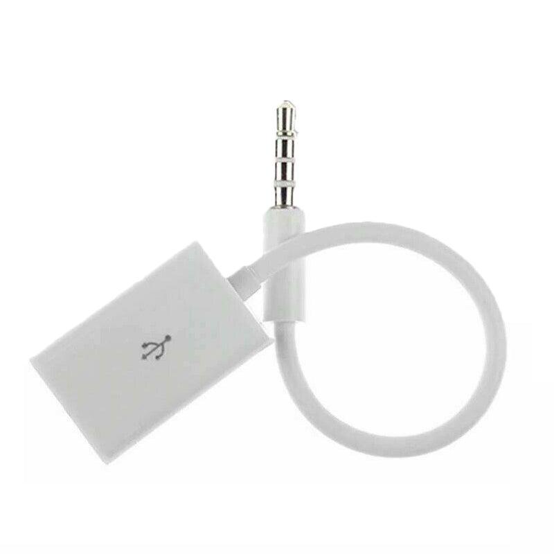 3.5mm Aux Male to USB 2.0 Female Adapter Cable for Car Stereo - view 2