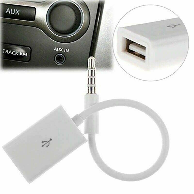 3.5mm Aux Male to USB 2.0 Female Adapter Cable for Car Stereo - view 3