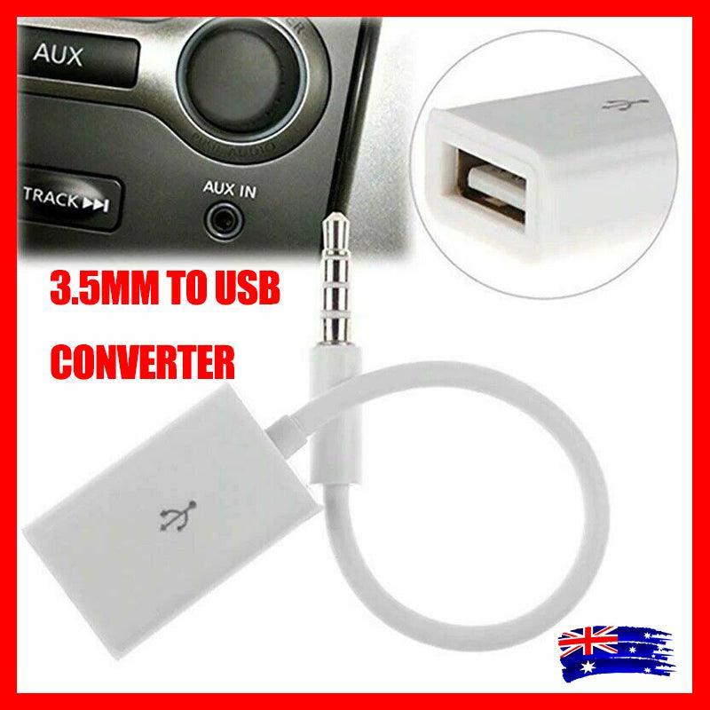 3.5mm Aux Male to USB 2.0 Female Adapter Cable for Car Stereo - view 7