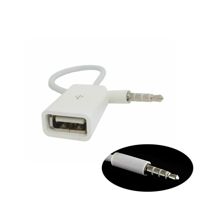 3.5mm Aux Male to USB 2.0 Female Adapter Cable for Car Stereo - view 9