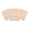 3 Hook Bra Extender, Soft Elastic Bra Extension 3 Pack - Beige