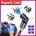 3-In-1 Fast Charging Cable with Rotating Head for USB C, Lightning and Micro USB - 1 m - view 2