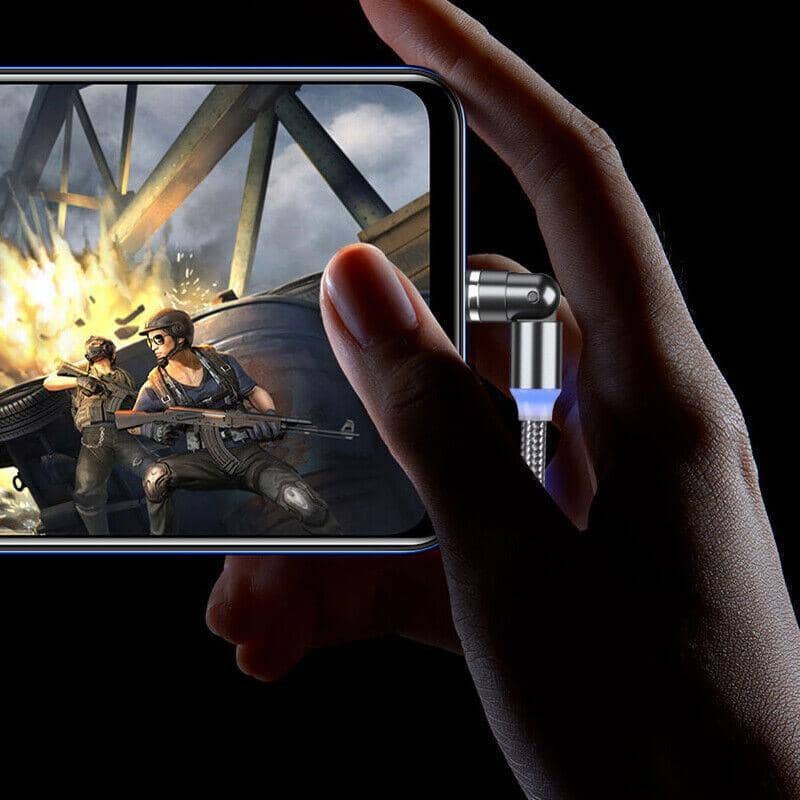 3-In-1 Fast Charging Cable with Rotating Head for USB C, Lightning and Micro USB - 1 m - view 5